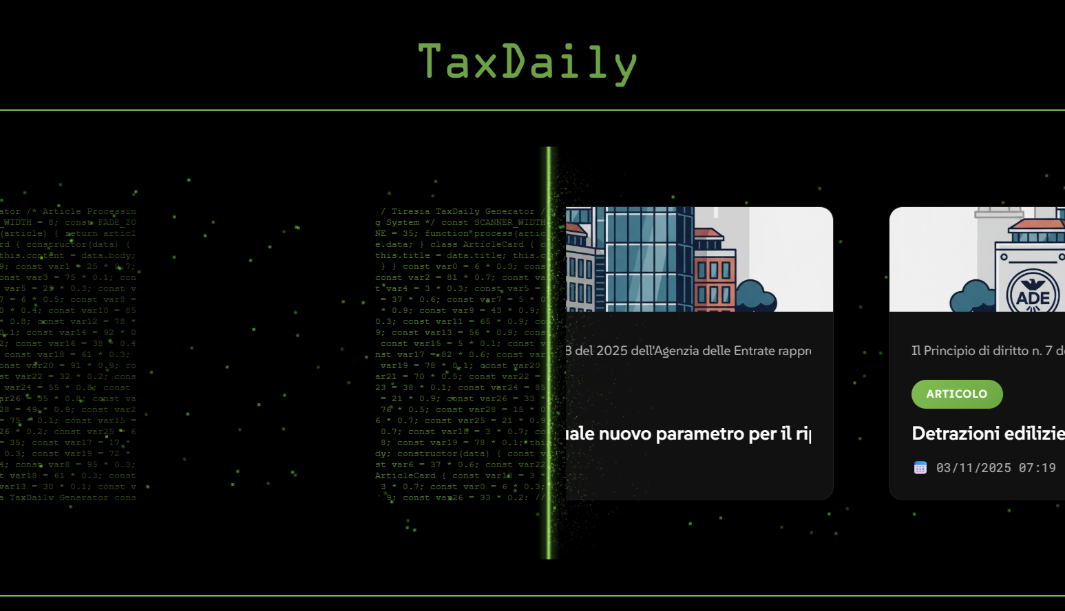 TaxDaily homepage